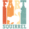 Funny Skunk Fart Squirrel Retro