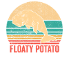 Funny Manatee Floaty Potato Retro