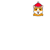 Hamster pixelated Christmas - Funny