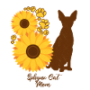 Sonnenblumenmutter - Sphynx-Katze