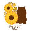 Sonnenblumenmutter - Perserkatze