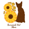 Sunflower Mother - Savannah Cat