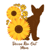 Sunflower Mother - Devon Rex Cat