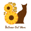 Sonnenblumenmutter - Balinesische Katze