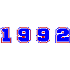 1992 Year Number