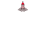 Octopus Pixelated Christmas - Funny Octopus