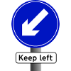 keep left