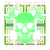 Skull, laughing skull, funny saying