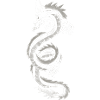 White and gray dragon