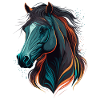 Morgan Horse Head