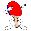 Dabbing Tischtennisschläger