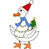 Goose Christmassy
