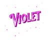 Violet name personalized