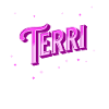Terri name personalized