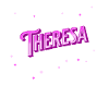 Theresa's name personalized