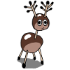 Chestnut reindeer