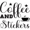 Café et autocollants