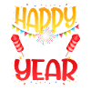 Silvester Happy newYear Rocket