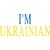 I'm Ukrainian - bleu, jaune