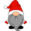 Kleiner Weihnachtsmann Rot