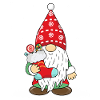 Noël Gnome Elfes Nains