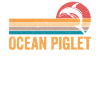 Funny Dolphin Ocean Piglet Retro