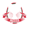 Mexico Cactus Flag Gift