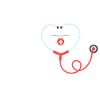 Nurse heartbeat stethoscope