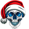 Christmas Skull