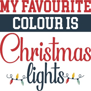 Christmas design with lights