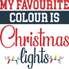 Weihnachtsdesign mit Lichtern