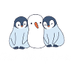 Penguins and snowmen