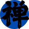 Zen Kanji Dark Blue