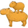 Capybara Family