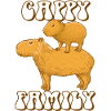 Capybara Familie Capy Family