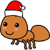 Ant Comic Christmas Xmas