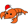 Lobster Comic Noël Noël