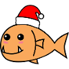 Piranha Comic Weihnachten Xmas
