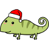 Caméléon Comic Noël Noël