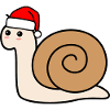 Snail Comic Christmas Xmas