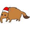 Anteater Comic Christmas Xmas