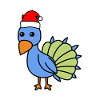 Peacock Comic Noël Noël