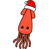 Squid Comic Christmas Xmas