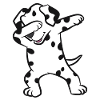 Dalmatian - Dab, dabbing, dancing