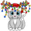 Christmas kitty