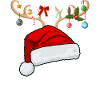 Lettre A bonnet de Noël