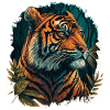Tiger in Africa