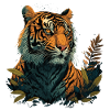 Tiger Looking for Prey