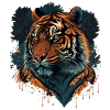 Flat Tiger Design