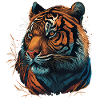 Artwork of a Tiger